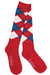 Dublin Argyle Socks- Red/Navy/White #colour_red-navy-white