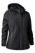 Deerhunter Lady Sarek Shell Jacket with hood In Black #colour_black