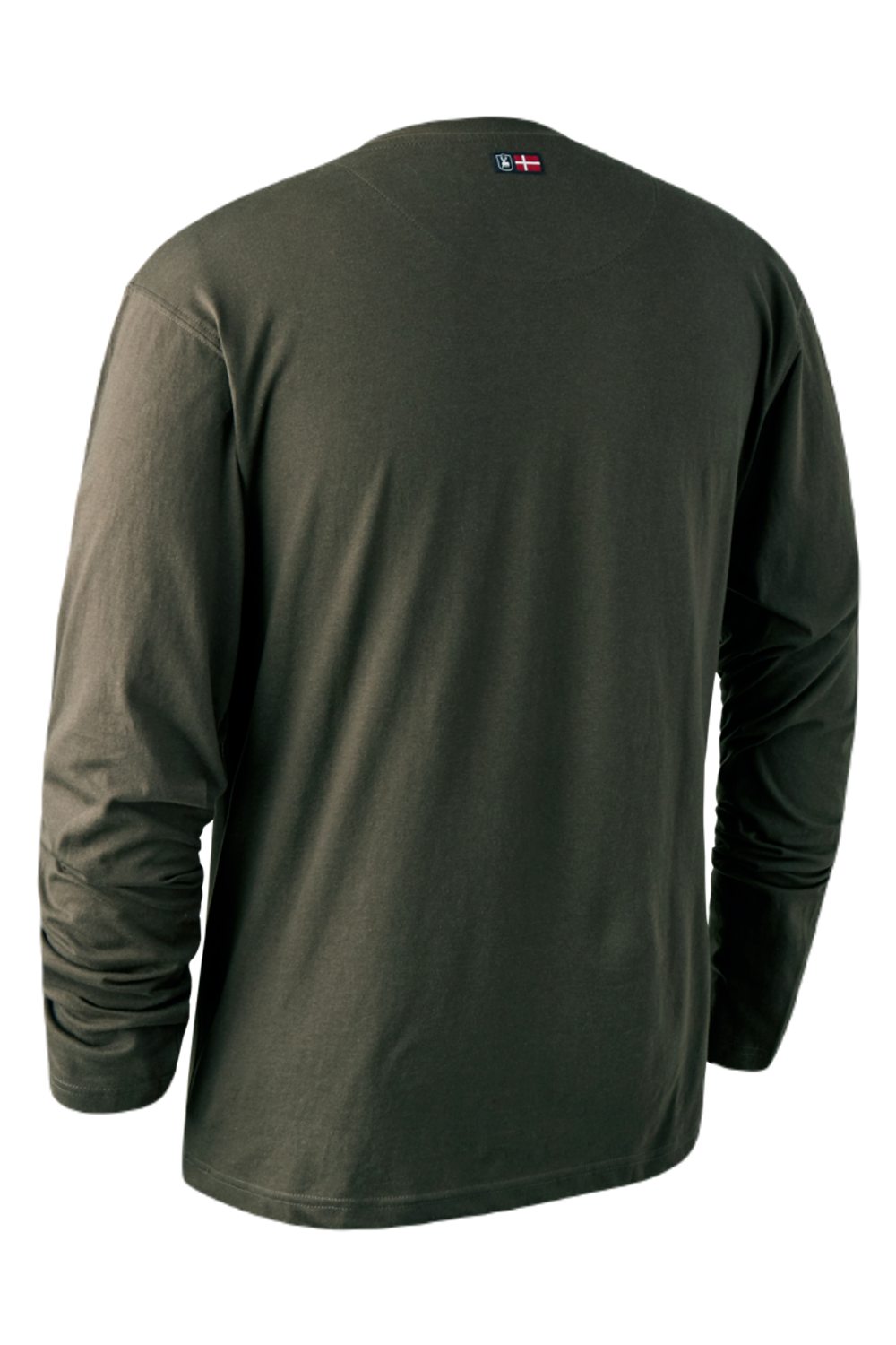 Deerhunter Long Sleeve Logo T-Shirt In Bark Green