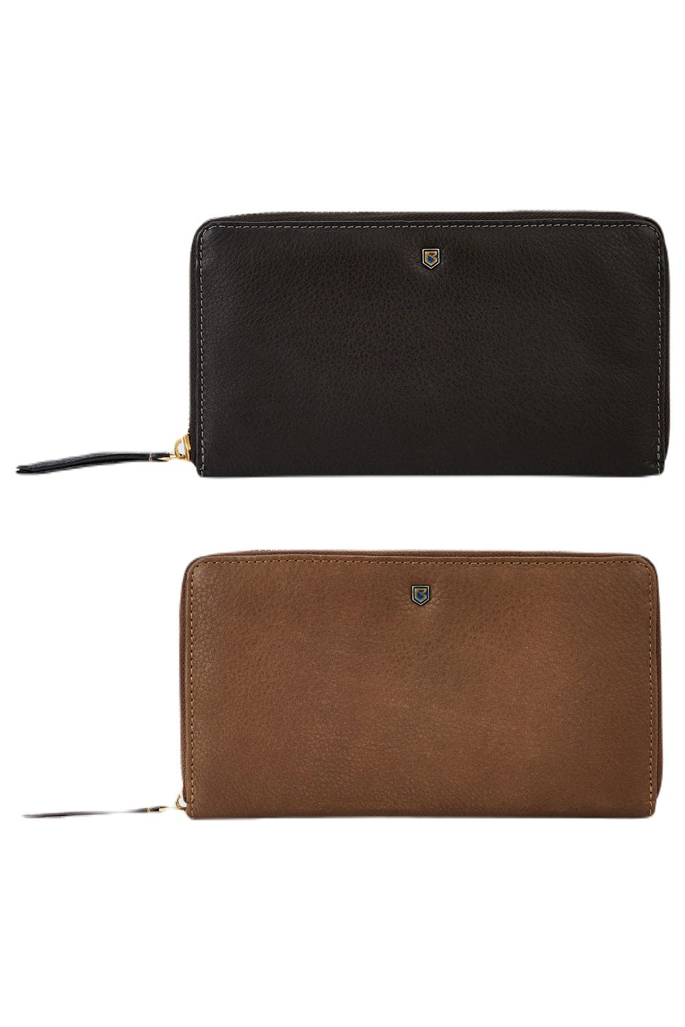 Dubarry Portlick Leather Purse in Black and Walnut 