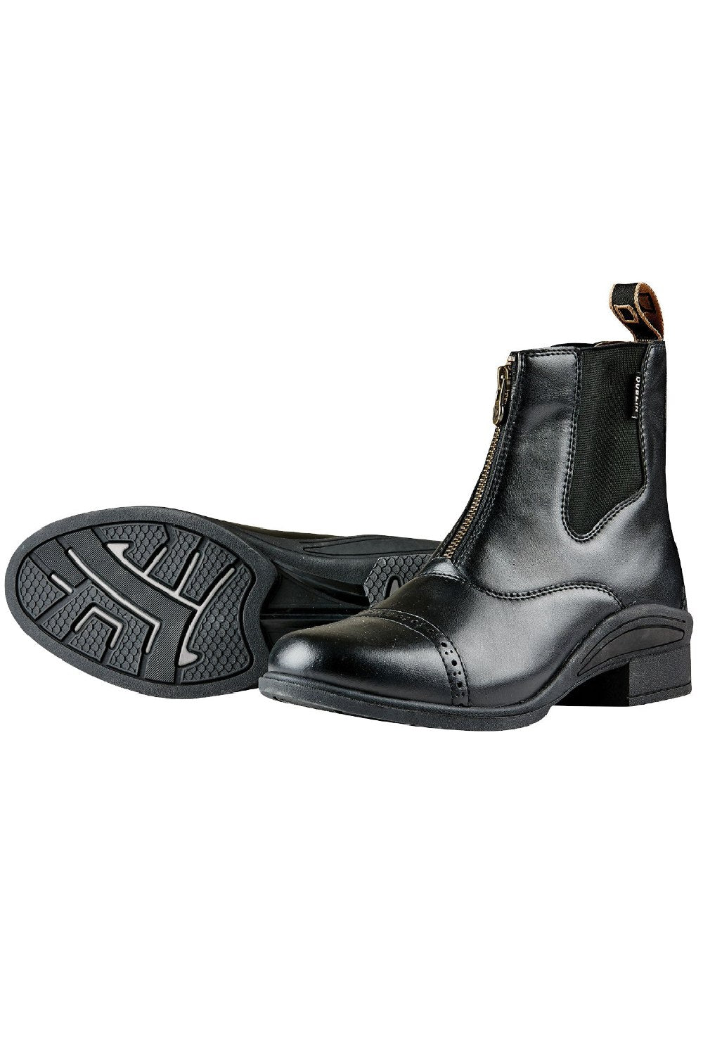 Dublin Childrens Altitude Zip Paddock Boots in Black