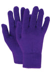 Dublin Childrens Magic Pimple Grip Riding Gloves | Six Colours In Dark Purple #colour_dark-purple