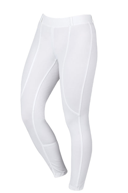 Dublin Childrens Performance Cool-It Gel Riding Tights In White 