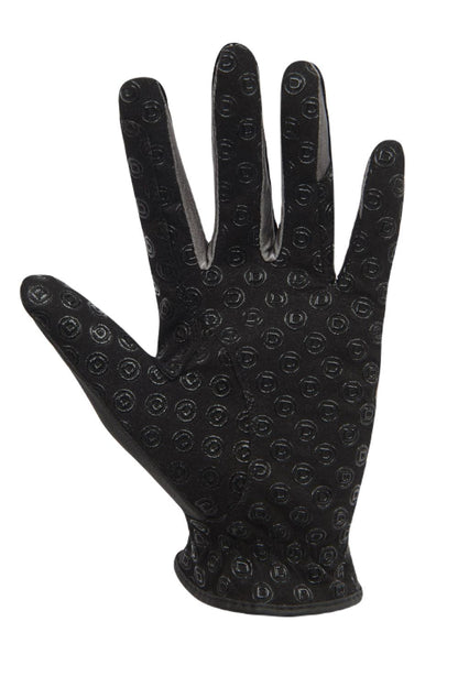 Dublin Cool-It Gel Riding Gloves In Black/Grey Back 