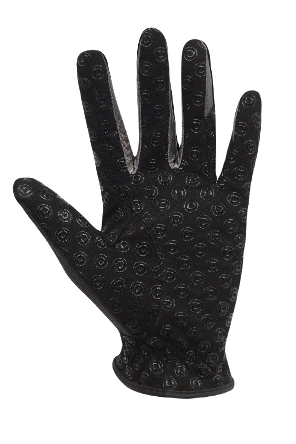 Dublin Cool-It Gel Riding Gloves In Black/Grey Back