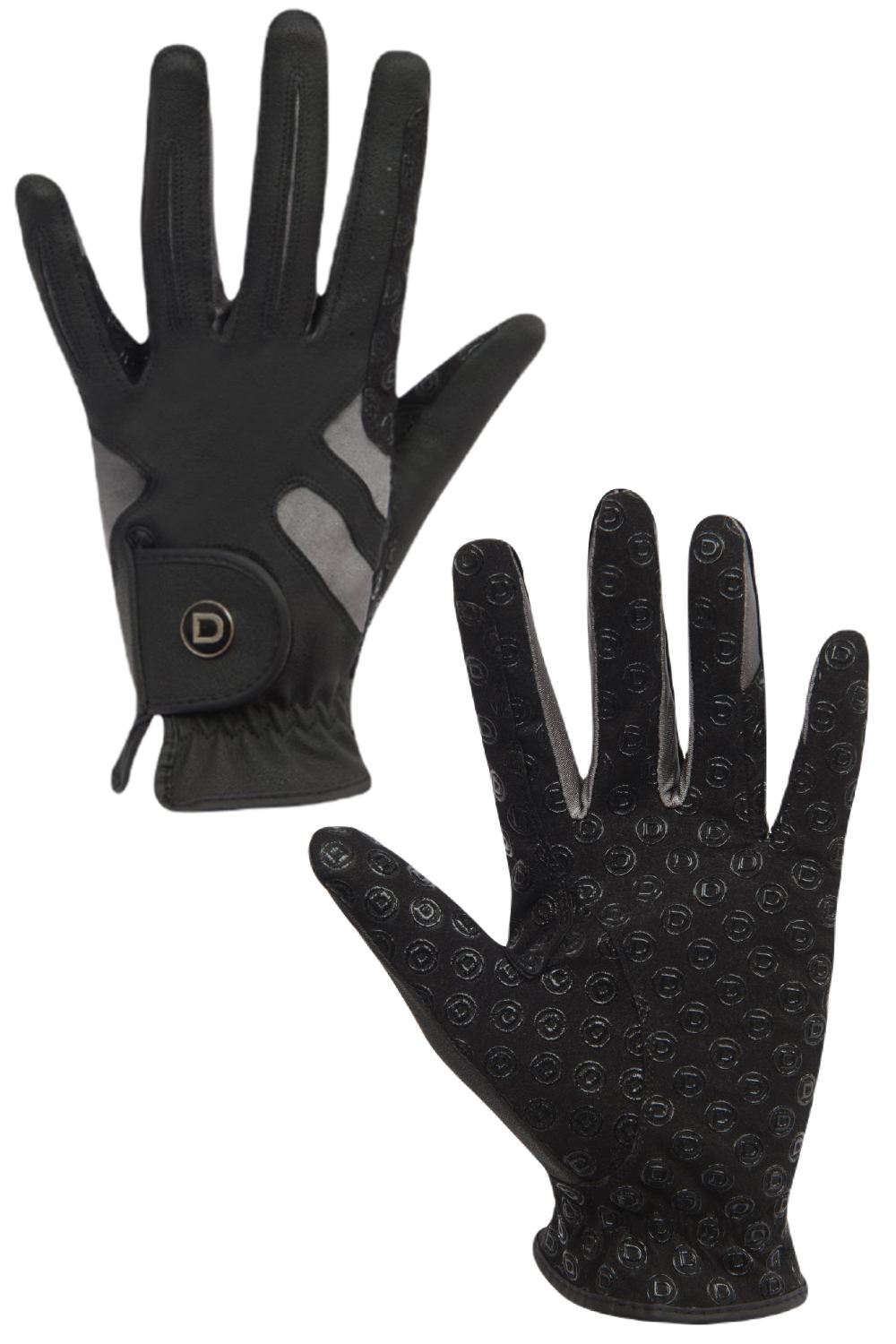 Dublin Cool-It Gel Riding Gloves In Black/Grey