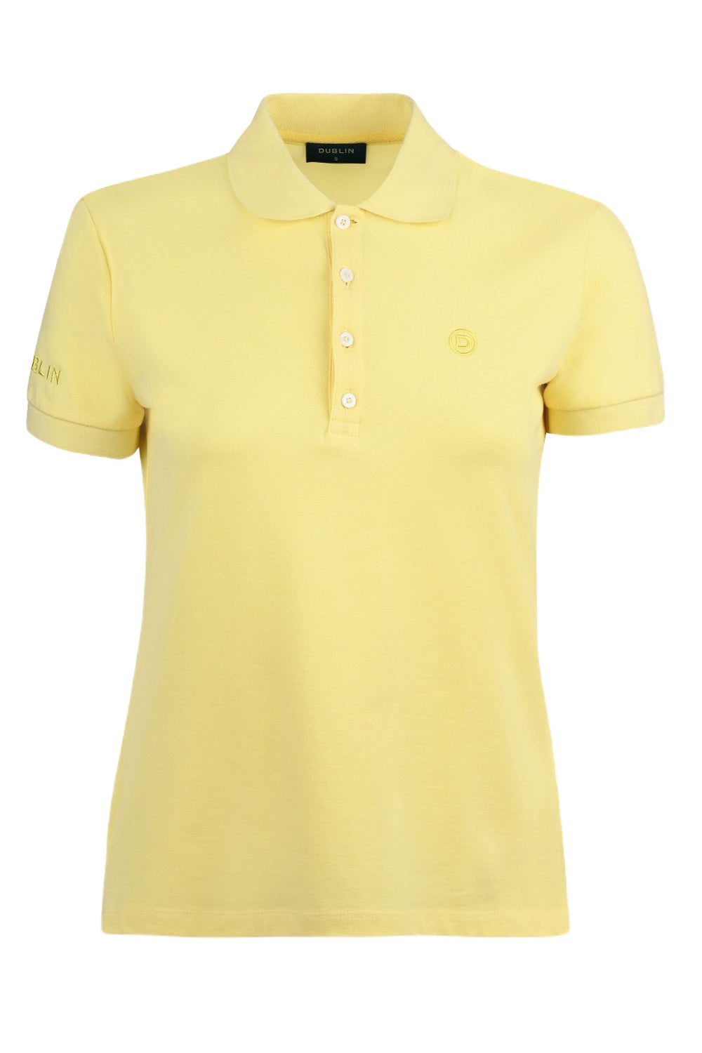 Dublin Lily Cap Sleeve Polo In Butter