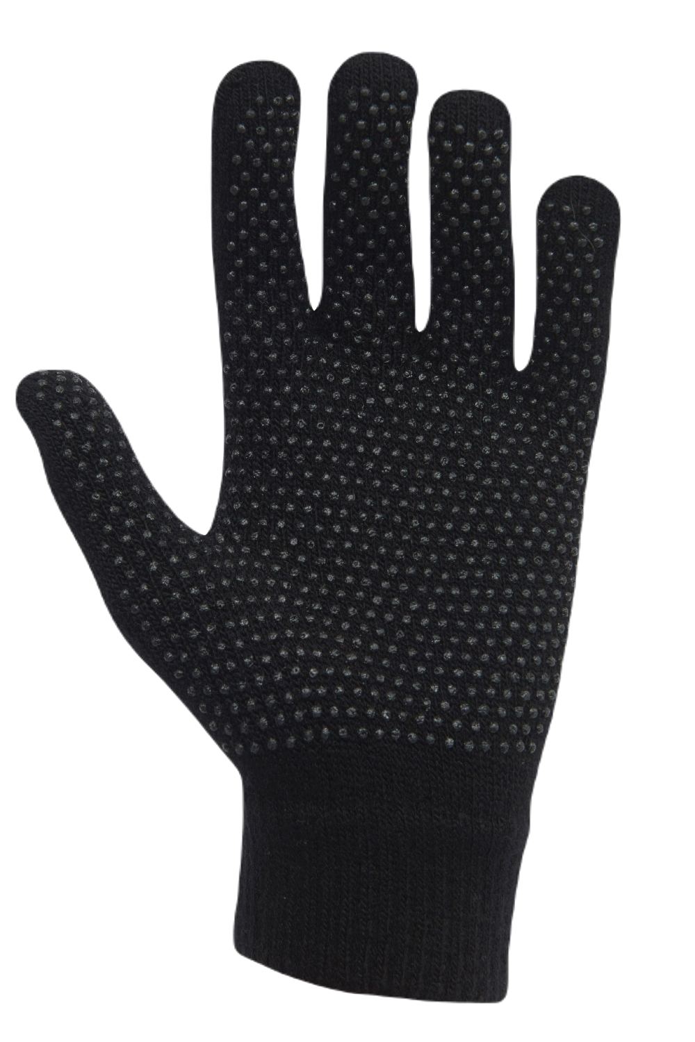 Dublin Magic Pimple Grip Riding Gloves In Black 