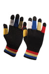 Dublin Magic Pimple Grip Riding Gloves In Black Multi #colour_black-multi