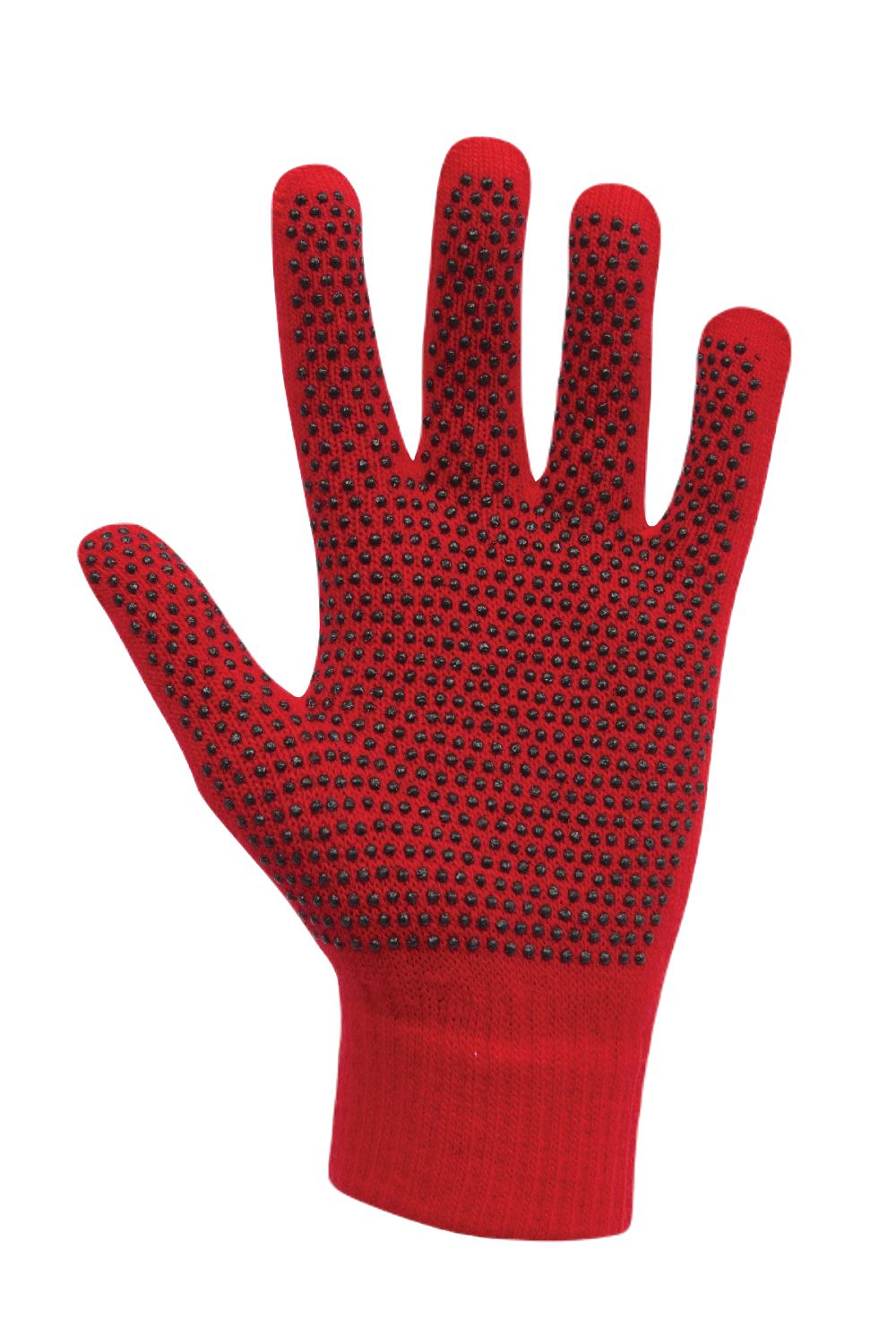 Dublin Magic Pimple Grip Riding Gloves In Red 