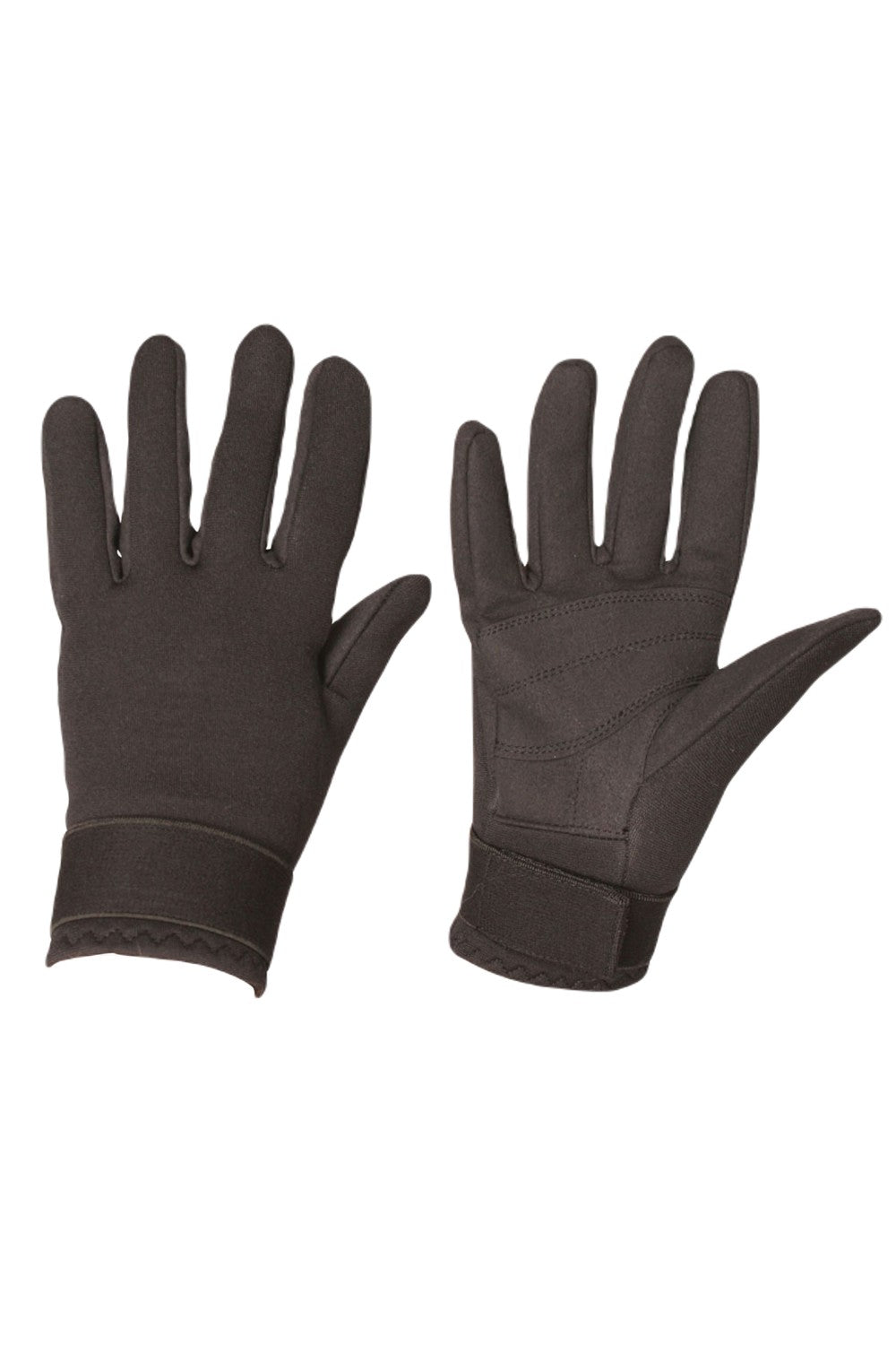 Dublin Neoprene Riding Gloves In Black