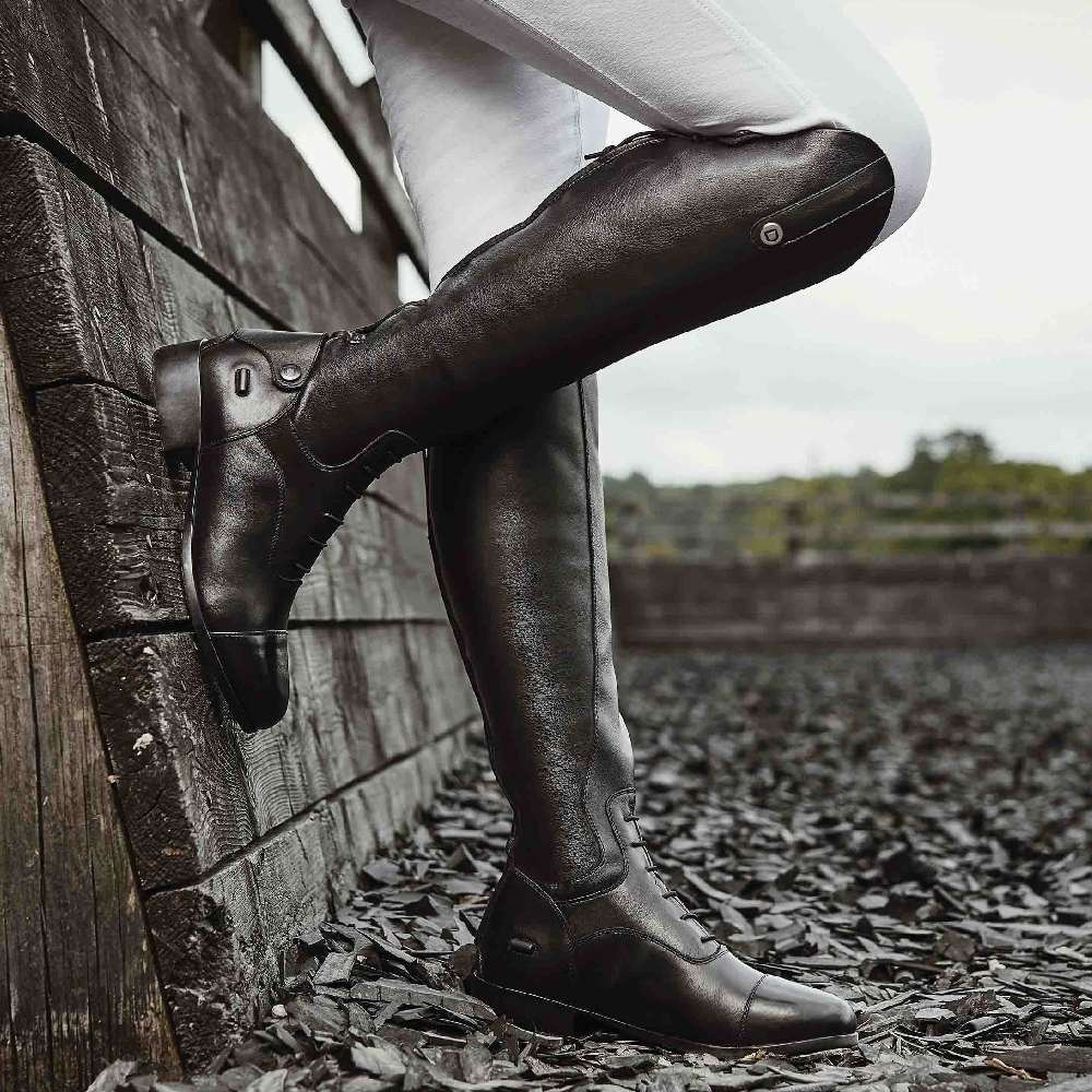Dublin Womens Arderin Tall Field Boots in Black
