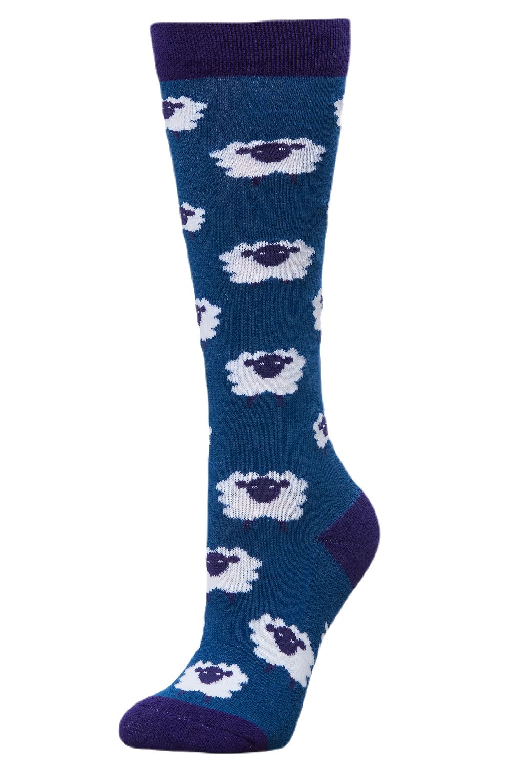Dublin Single Pack Socks - Teal Sheep