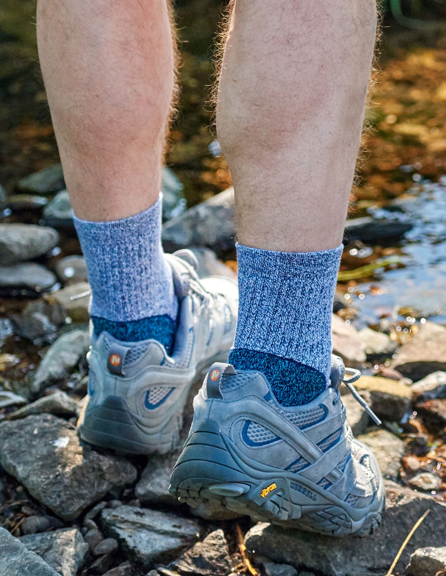 short summer hiking sock in coolmax cotton