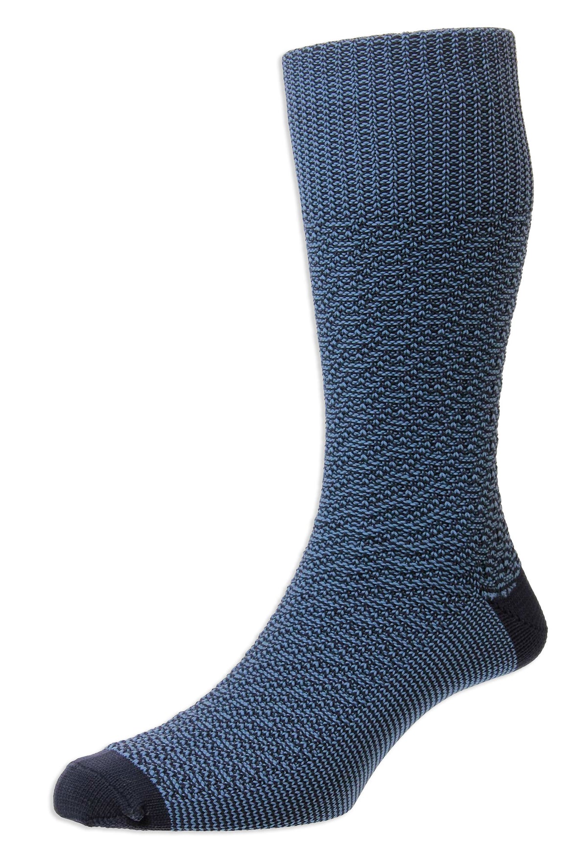 HJ Hall Indestructible Fancy Marl Work Socks Navy