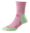 HJ Hall ProTrek Light Hike Sock in Pink Marl/Mint #colour_pink-marl-mint