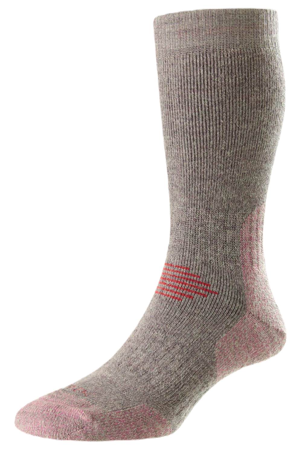 HJ Hall ProTrek Adventure Trek Sock in Heather/Grey