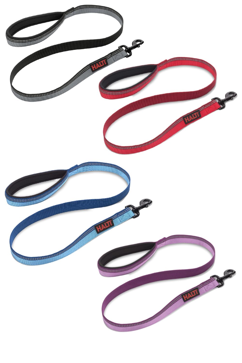 Halti Lead in Black, Red, Blue and Purple