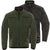 Harkila Kamko Reversible Windstopper Fleece Jacket in Grey and Green #colour_grey-green