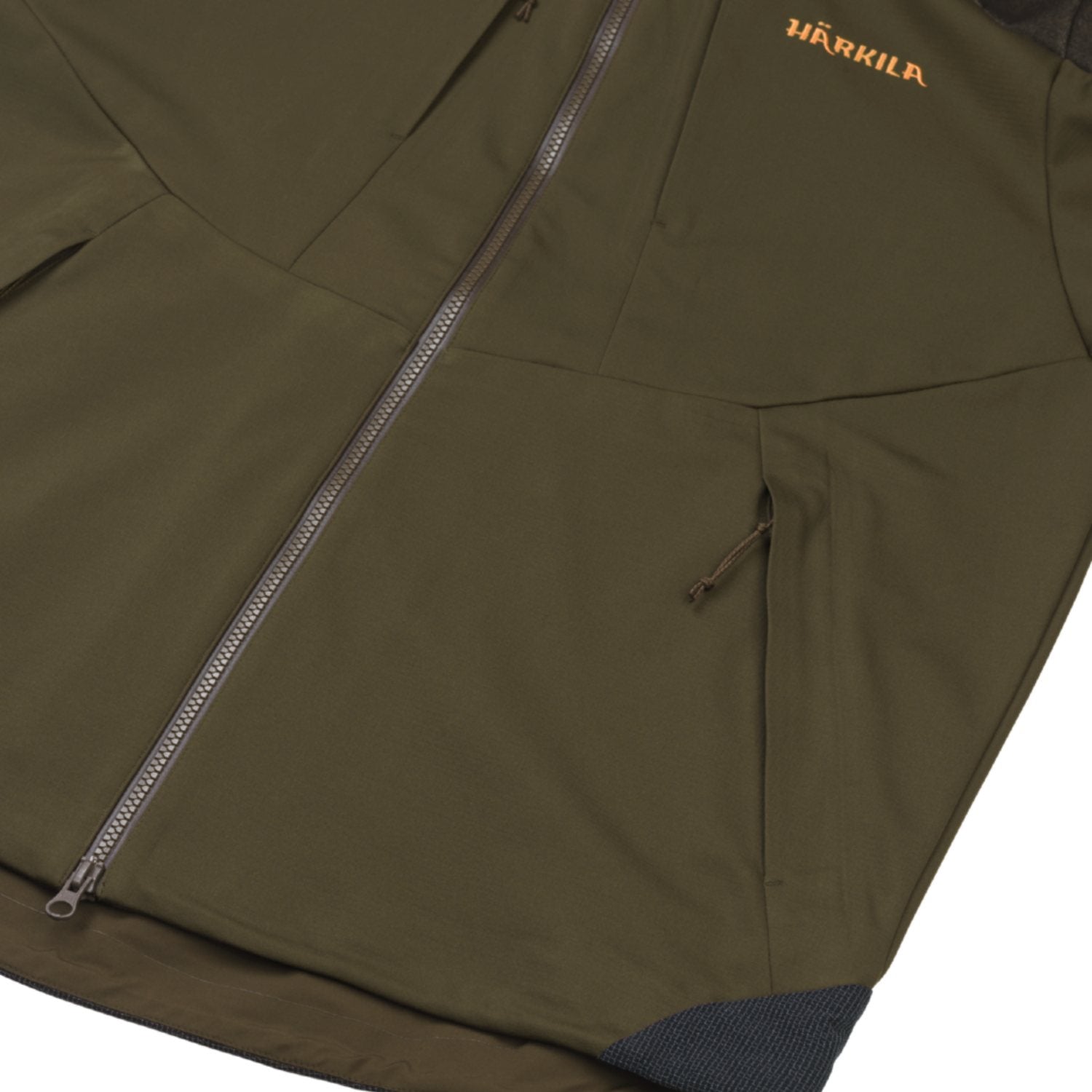 Harkila Mountain Hunter Hybrid Jacket in Hunting Green/Shadow Brown