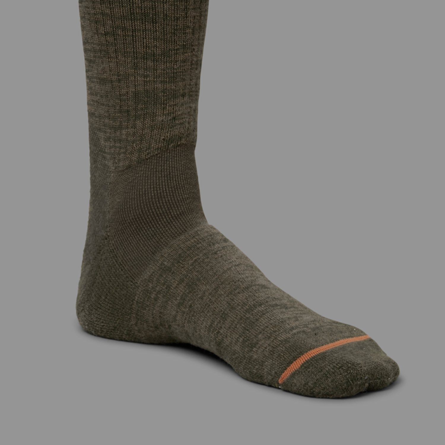Harkila Pro Hunter 2.0 Short Sock in Willow Green and Shadow Brown