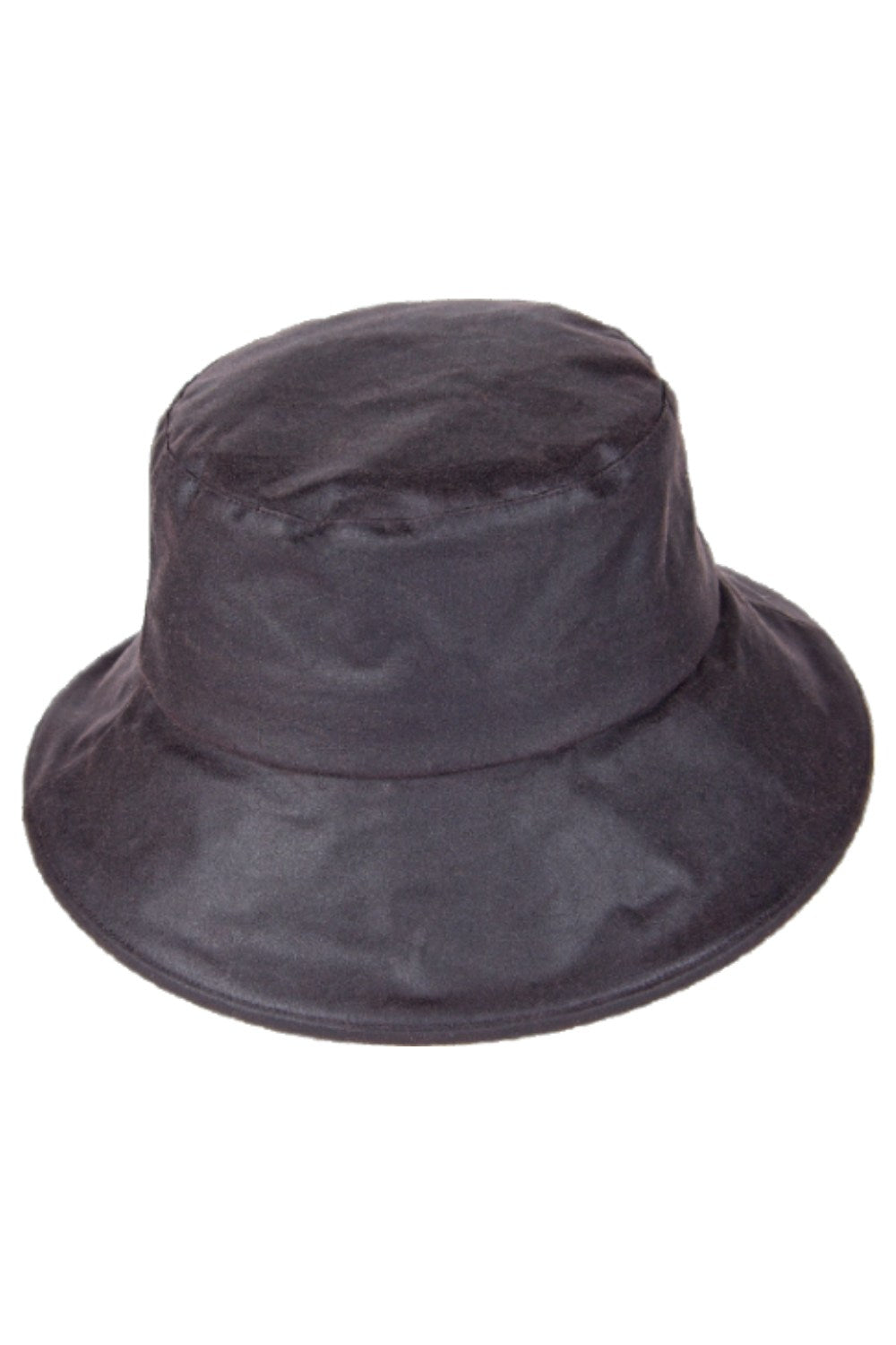 Heather Ailsa Wax Down Brim Hat- Brown