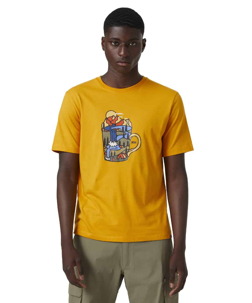 Helly Hansen F2F Organic Cotton T-shirt in Cloudberry