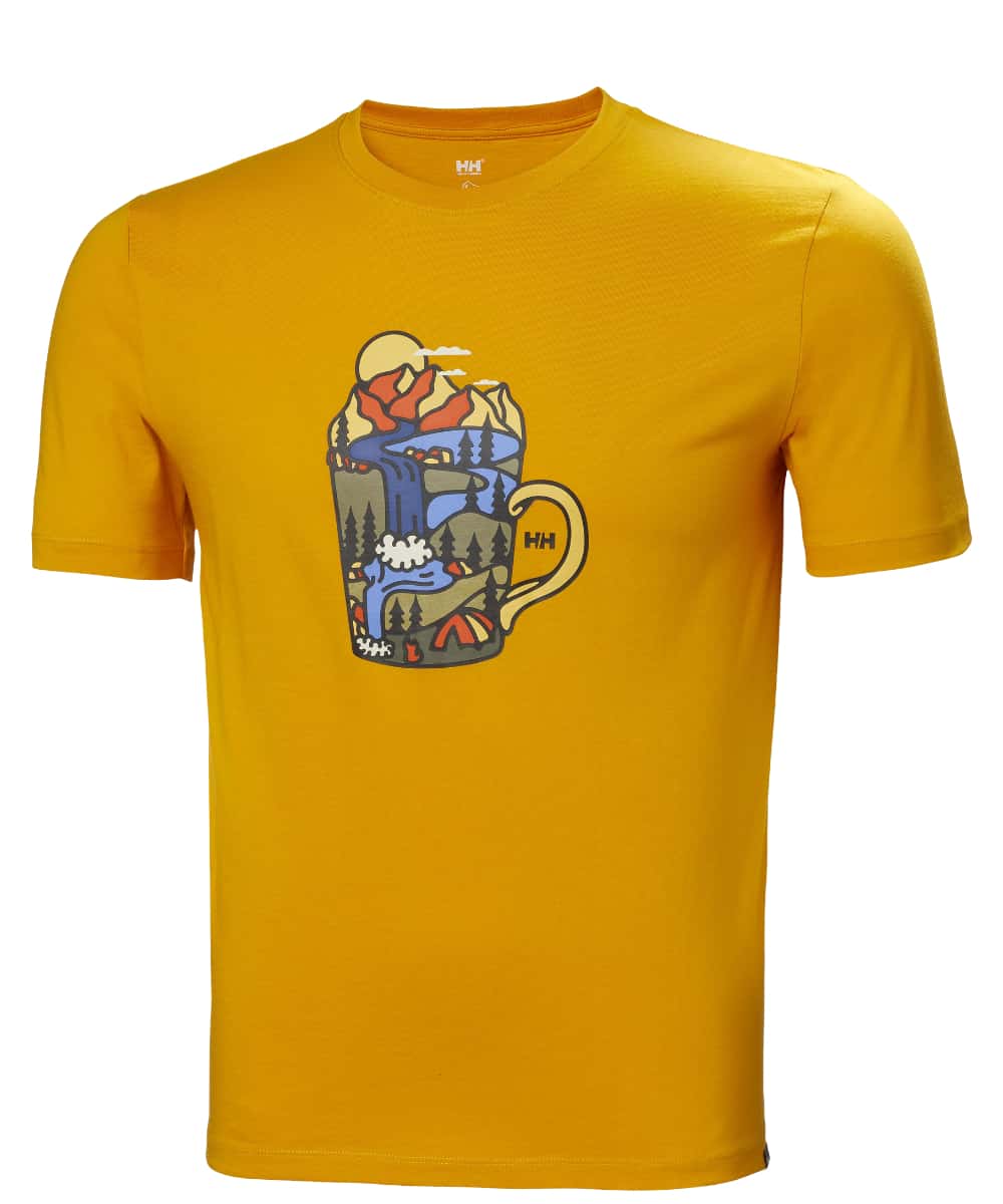 Helly Hansen F2F Organic Cotton T-shirt in Cloudberry