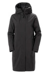 Helly Hansen Victoria Insulated Rain Coat in Black  #colour_black