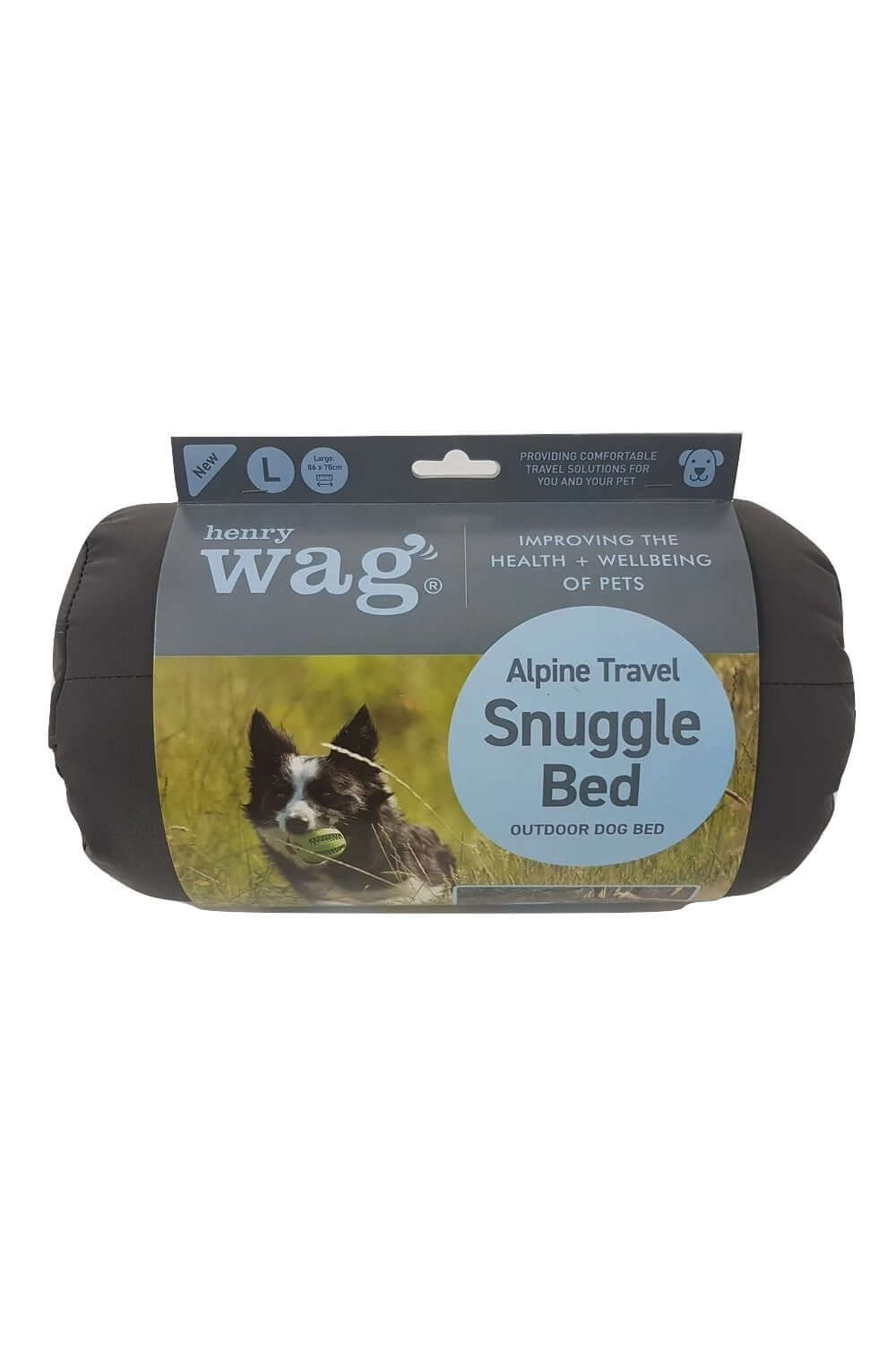 Henry Wag Alpine Travel Snuggle Bed in Blue