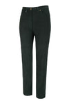 Hoggs of Fife Catrine Ladies Technical Stretch Moleskin Jeans in Forest Green #colour_forest-green