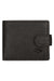 Hoggs of Fife Monarch Leather Coin Wallet with Tab in Black #colour_black
