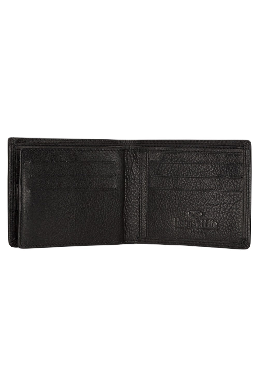 Hoggs of Fife Monarch Leather Credit Card Wallet in Black 