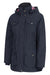 Struther Ladies Field Coat (with hood) in Navy #colour_navy