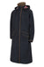 Hoggs of Fife Struther Ladies Long Riding Coat in Navy #colour_navy