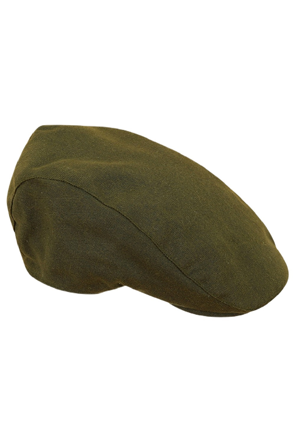 Hoggs of Fife Waterproof Cotton Canvas Cap in Olive 