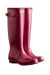 Hunter Womens Nebula Tall Wellington Boots in Hayes Burgundy