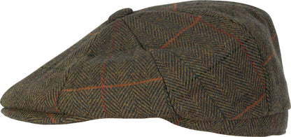 Jack Pyke Wool Blend Baker Boy Hat in Tweed Brown