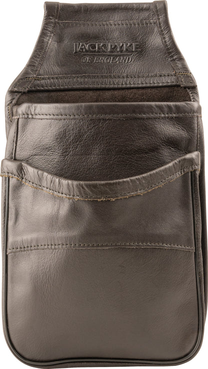 Jack Pyke Leather Cartridge Pouch in Brown  