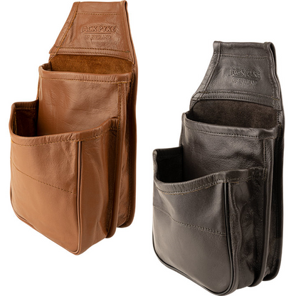 Jack Pyke Leather Cartridge Pouch in Brown, Tan  