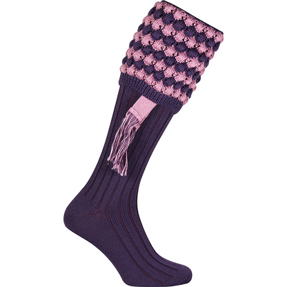 Jack Pyke Pebble Socks in Purple  