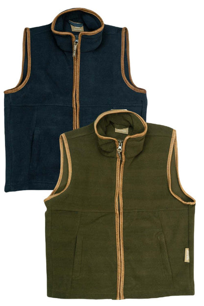 Jack Pyke Junior Countryman Gilet in Navy and Green 