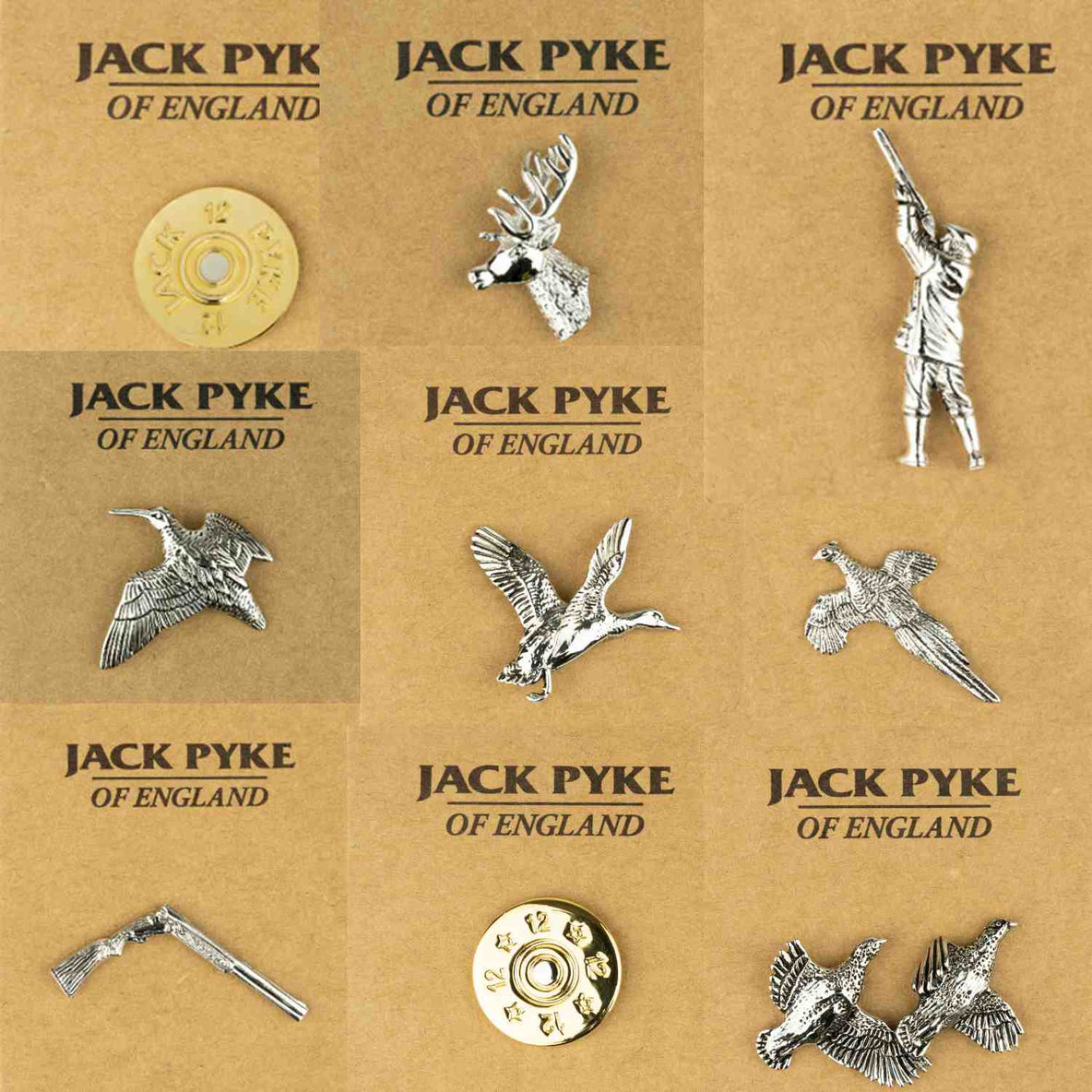 Jack Pyke Pin Badge