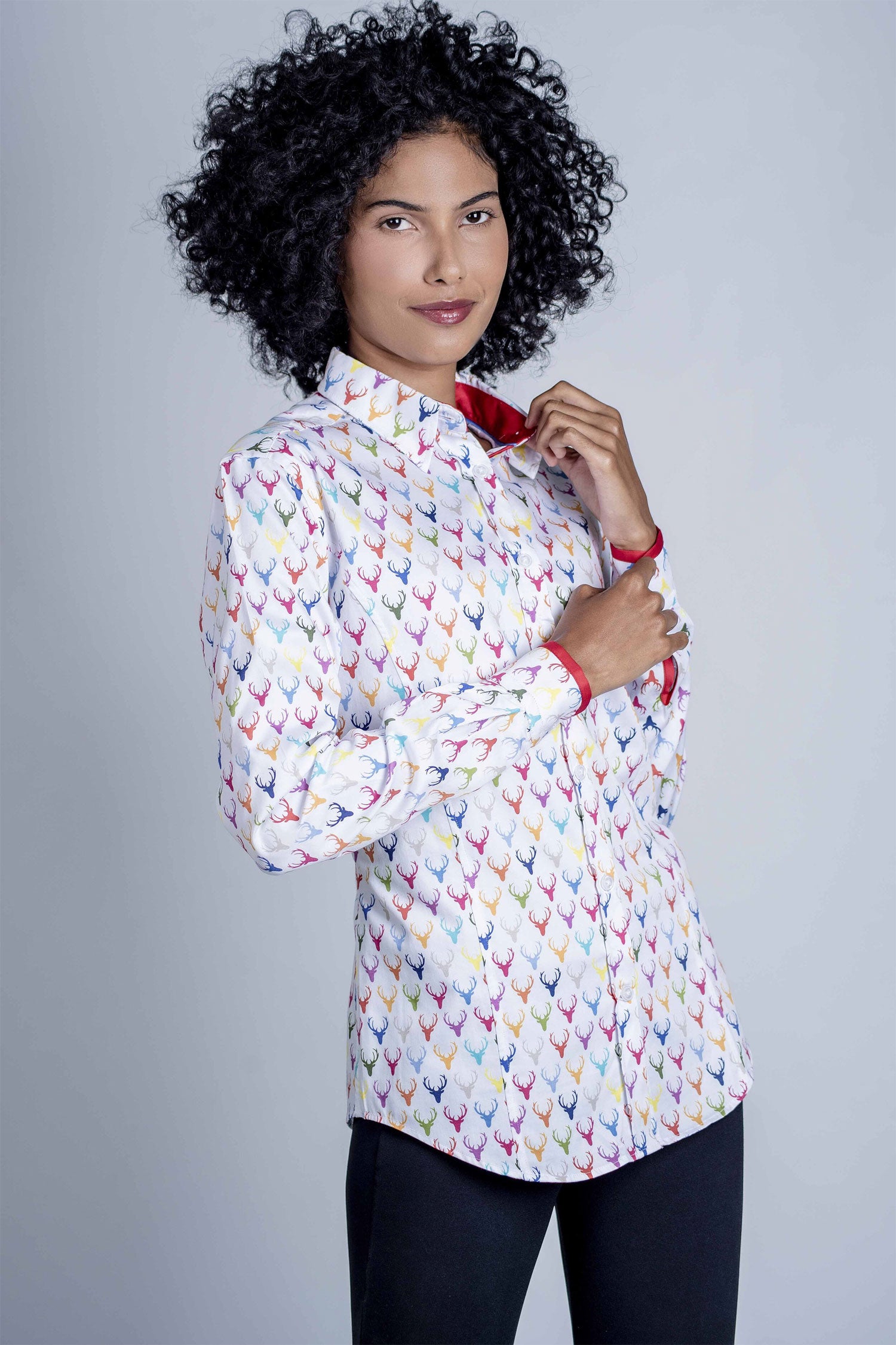 Hartwell Layla Cotton Shirt | Colourful Stags