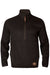 Harkila Metso Half Zip Fleece Jacket in Shadow Brown #colour_shadow-brown