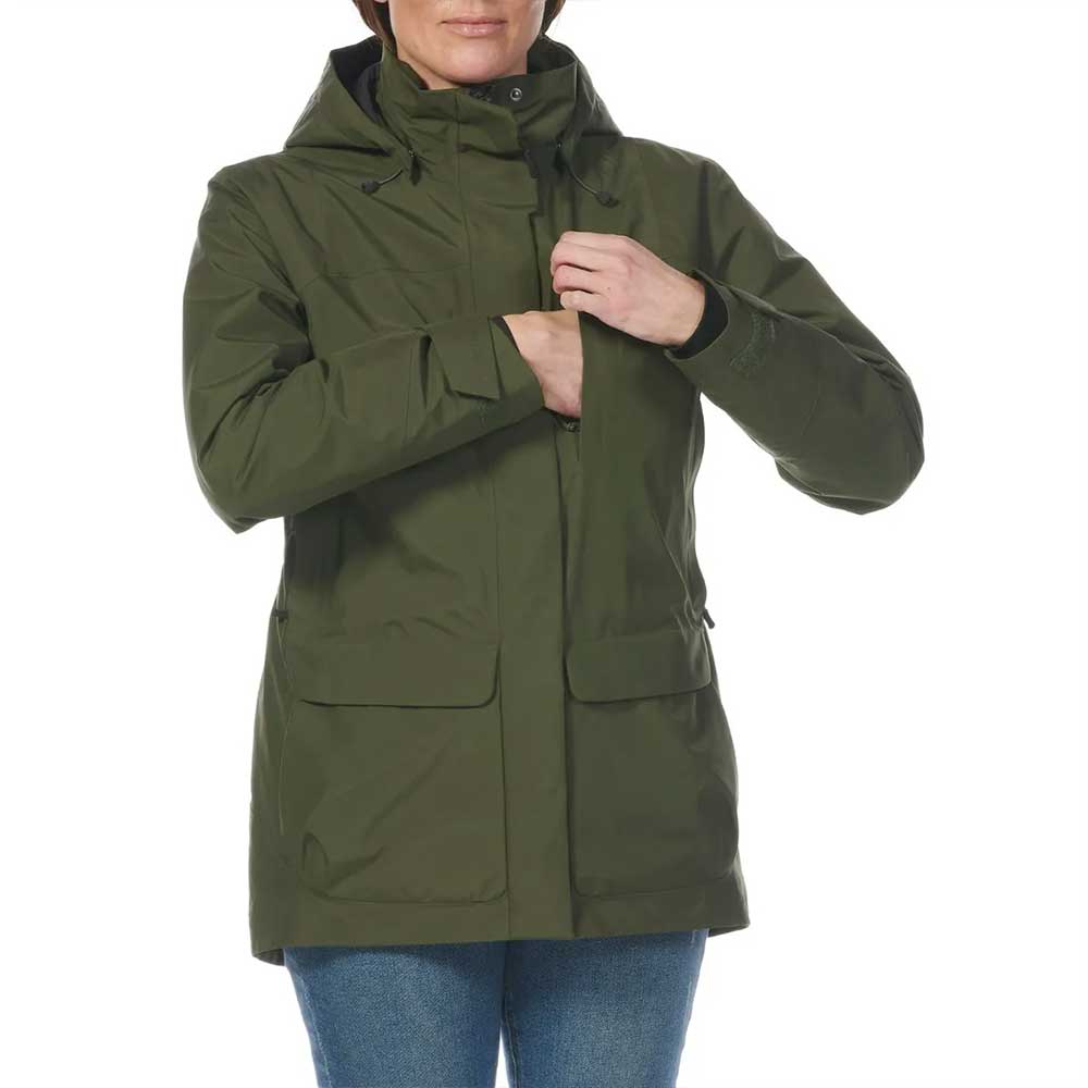 Musto Womens Highland GTX Waterproof Jacket 2.0 in Deep Green