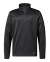 Black Musto Essential 1/2 Zip Sweater #colour_black-990