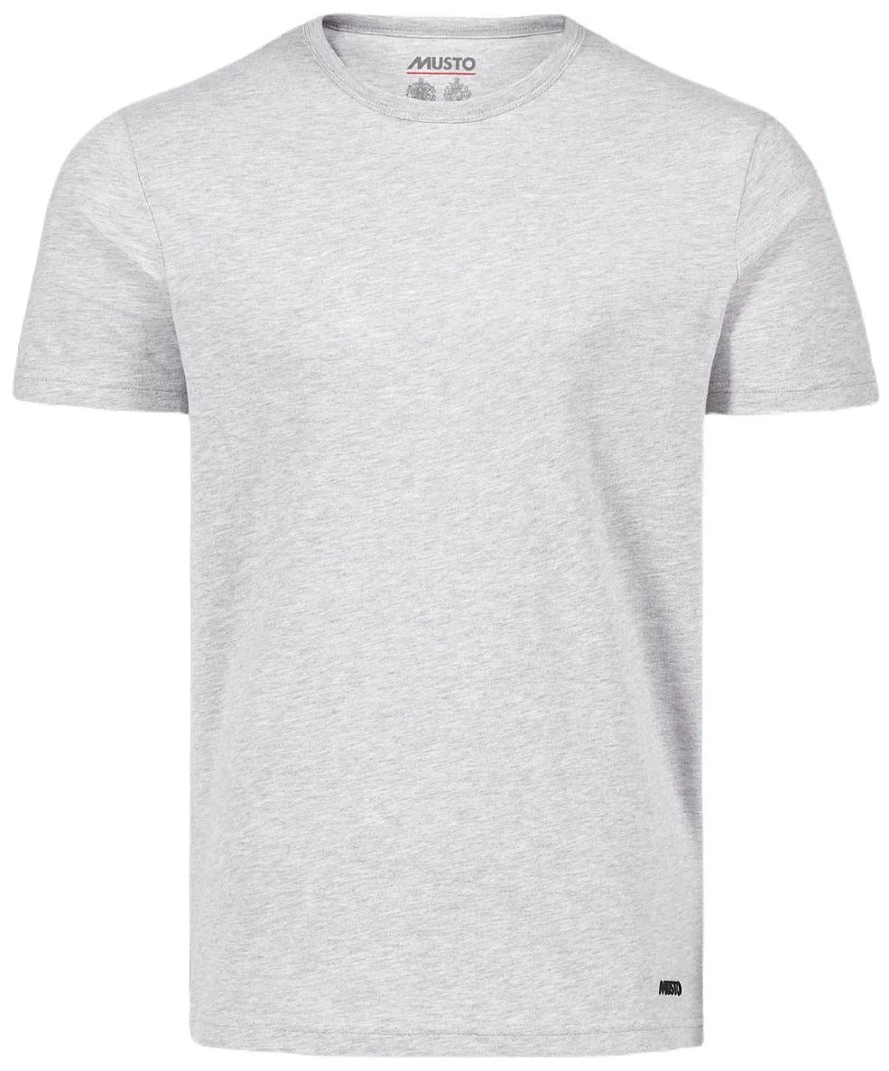 Musto Mens Essentials T-Shirt in Grey Melange