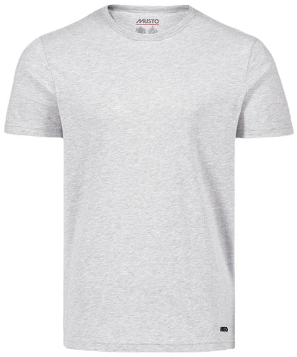 Musto Mens Essentials T-Shirt in Grey Melange