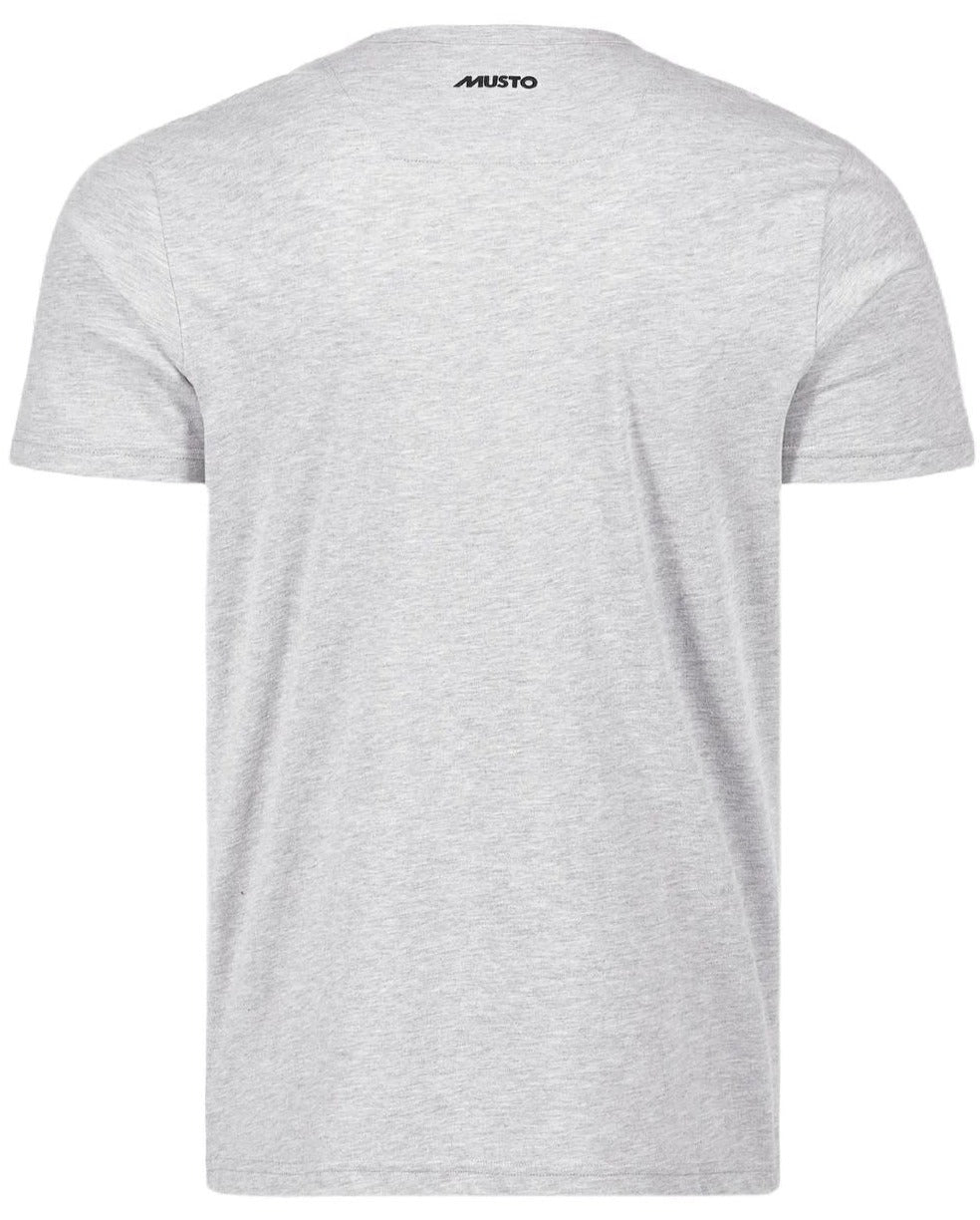 Musto Mens Essentials T-Shirt in Grey Melange
